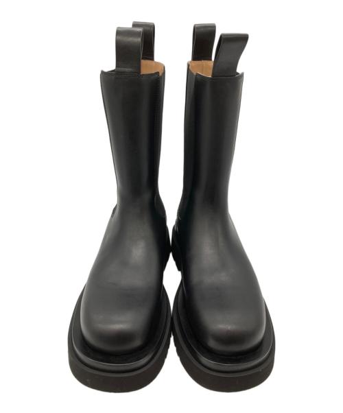 BOTTEGA VENETA（ボッテガベネタ）BOTTEGA VENETA (ボッテガベネタ) ラグ チェルシーブーツ ブラック サイズ:381/2の古着・服飾アイテム
