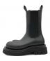 BOTTEGA VENETA (ボッテガベネタ) ラグ チェルシーブーツ ブラック サイズ:381/2：55000円