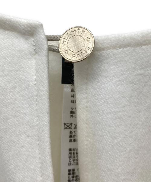 HERMES（エルメス）HERMES (エルメス) ケープ ホワイト サイズ:FREEの古着・服飾アイテム