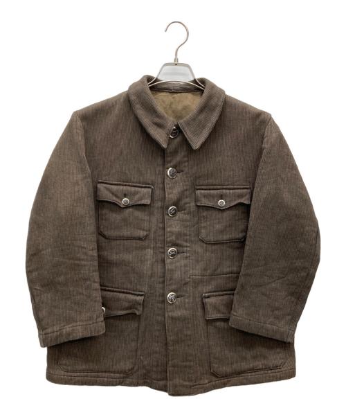 A.P.Michel（フレンチ）A.P.Michel (フレンチ) フレンチワークジャケット ブラウン サイズ:Ｓの古着・服飾アイテム