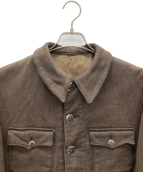 A.P.Michel（フレンチ）A.P.Michel (フレンチ) フレンチワークジャケット ブラウン サイズ:Ｓの古着・服飾アイテム