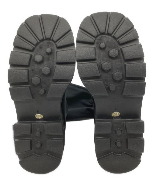 darich（ダーリッチ）darich (ダーリッチ) ウルトラストレッチフラットブーツ ブラック サイズ:M 未使用品の古着・服飾アイテム