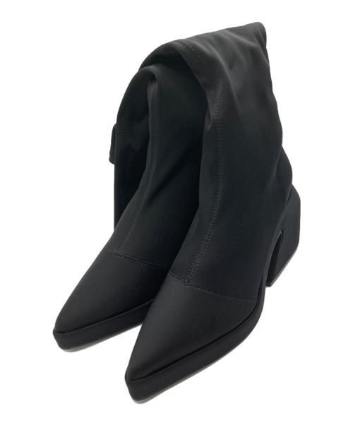 darich（ダーリッチ）darich (ダーリッチ) ウルトラストレッチミディアムブーツ ブラック サイズ:M 未使用品の古着・服飾アイテム