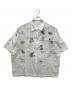 JOURNAL STANDARD（ジャーナルスタンダード）の古着「フラワーエンブロイダリー開襟シャツ」｜ホワイト