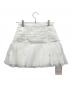 darich（ダーリッチ）の古着「ドットチュールリボンミニスカート」｜ホワイト