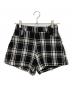 darich（ダーリッチ）の古着「チェックツイードハイウエストショートパンツ」｜ブラック