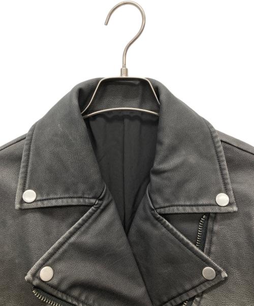 darich（ダーリッチ）darich (ダーリッチ) アンティークレザーライダースジャケット ブラック サイズ:FREE 未使用品の古着・服飾アイテム
