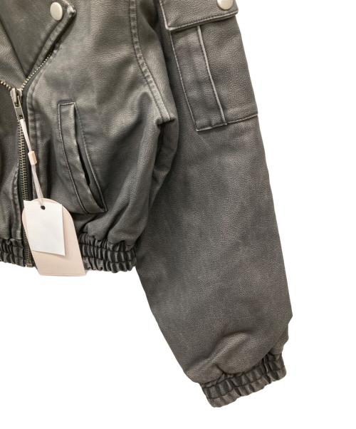 darich（ダーリッチ）darich (ダーリッチ) アンティークレザーライダースジャケット ブラック サイズ:FREE 未使用品の古着・服飾アイテム