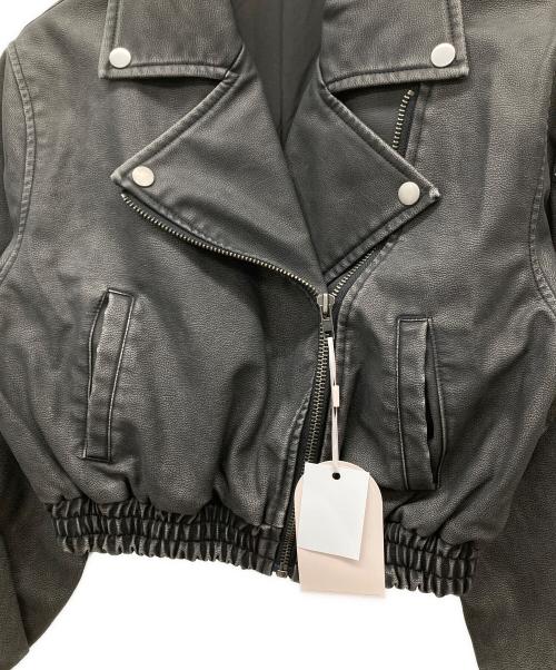 darich（ダーリッチ）darich (ダーリッチ) アンティークレザーライダースジャケット ブラック サイズ:FREE 未使用品の古着・服飾アイテム