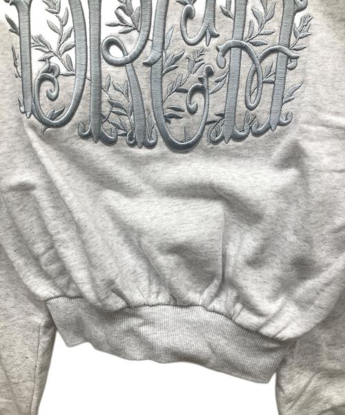 darich（ダーリッチ）darich (ダーリッチ) エンブロイダリースウェットトップス グレー サイズ:FREE 未使用品の古着・服飾アイテム