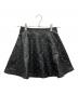 Darich（ダーリッチ）の古着「ドットレザーフレアミニスカート」｜ブラック
