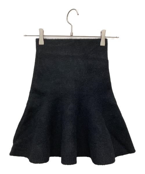 darich（ダーリッチ）darich (ダーリッチ) ハイウエストニットミニスカート ブラック サイズ:free 未使用品の古着・服飾アイテム
