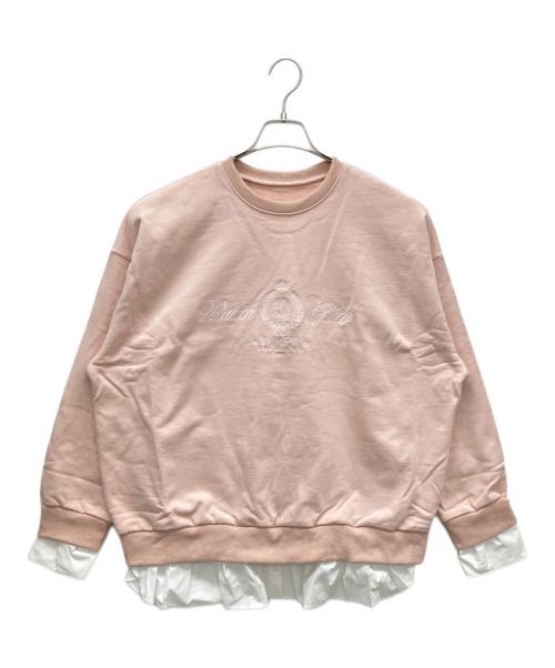 darich（ダーリッチ）darich (ダーリッチ) DarichClubスウェットトップス ピンク サイズ:FREE 未使用品の古着・服飾アイテム
