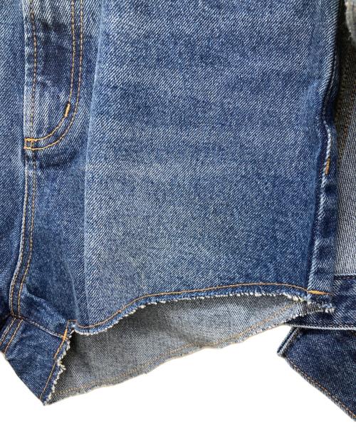 darich（ダーリッチ）darich (ダーリッチ) ドッキングデザインデニムショートパンツ インディゴ サイズ:M 未使用品の古着・服飾アイテム