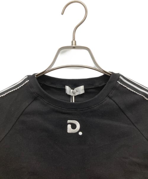 darich（ダーリッチ）darich (ダーリッチ) レースドッキングラインクロップドトップス ブラック サイズ:FREE 未使用品の古着・服飾アイテム