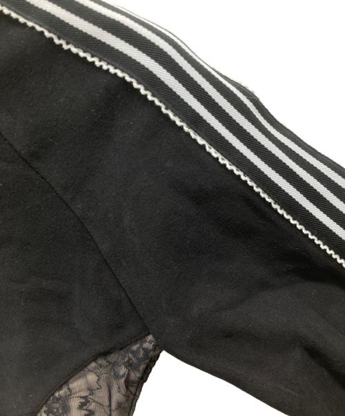 darich（ダーリッチ）darich (ダーリッチ) レースドッキングラインクロップドトップス ブラック サイズ:FREE 未使用品の古着・服飾アイテム