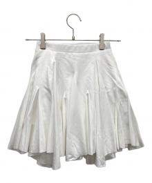 darich（ダーリッチ）の古着「ランダムヘムミニスカート」｜ホワイト