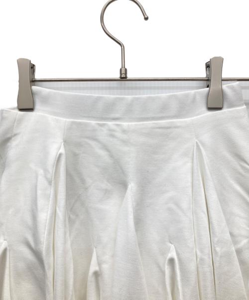 darich（ダーリッチ）darich (ダーリッチ) ランダムヘムミニスカート ホワイト サイズ:FREE-L 未使用品の古着・服飾アイテム