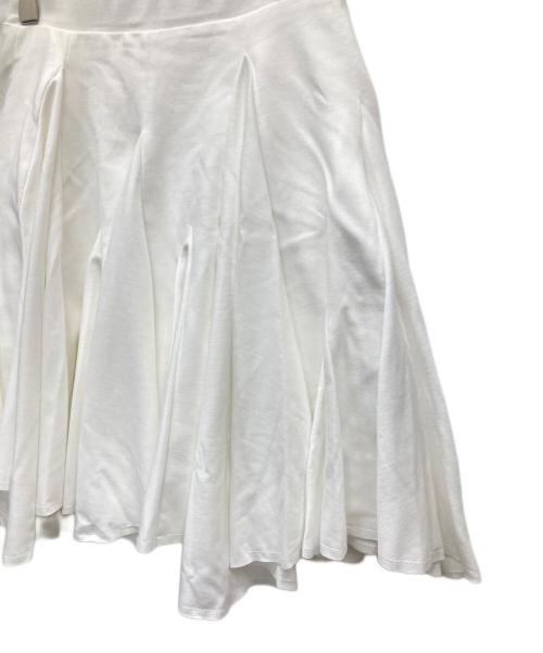 darich（ダーリッチ）darich (ダーリッチ) ランダムヘムミニスカート ホワイト サイズ:FREE-L 未使用品の古着・服飾アイテム