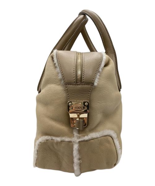 TOD'S（トッズ）TOD'S (トッズ) ファー付レザーハンドバッグの古着・服飾アイテム