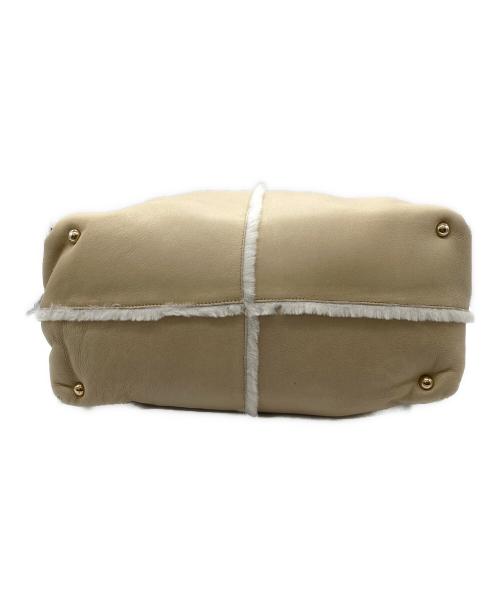 TOD'S（トッズ）TOD'S (トッズ) ファー付レザーハンドバッグの古着・服飾アイテム