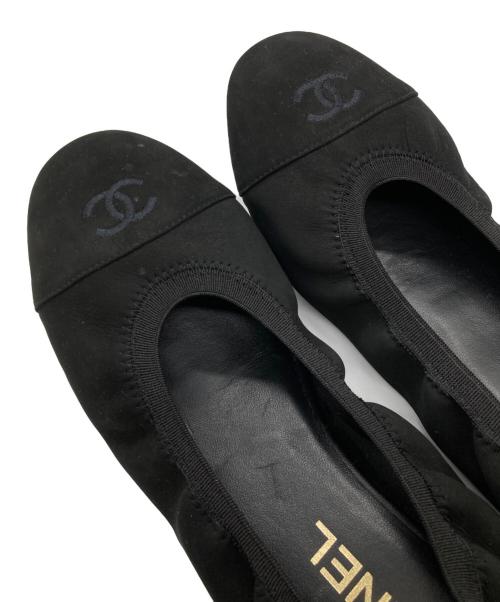 CHANEL（シャネル）CHANEL (シャネル) パンプス ブラック サイズ:381/2の古着・服飾アイテム