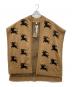 BURBERRY（バーバリー）の古着「ニットベストジャケット」｜ベージュ×ブラック
