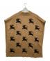 BURBERRY (バーバリー) ニットベストジャケット ベージュ×ブラック サイズ:ONE SIZE：50000円