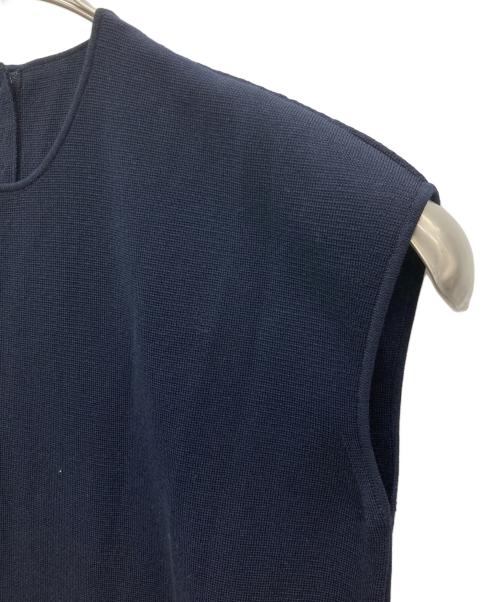 BALLSEY（ボールジィ）BALLSEY (ボールジィ) パール コンビ フレンチスリーブ ブルー サイズ:FREE 未使用品の古着・服飾アイテム