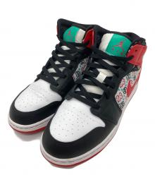 NIKE（ナイキ）の古着「 GS エアジョーダン1 ミッド SE 」｜レッド×ホワイト