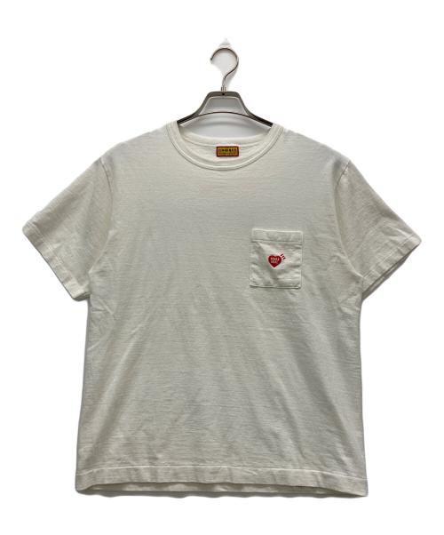 HUMAN MADE（ヒューマンメイド）HUMAN MADE (ヒューマンメイド) 半袖カットソー ホワイト サイズ:Ｍの古着・服飾アイテム