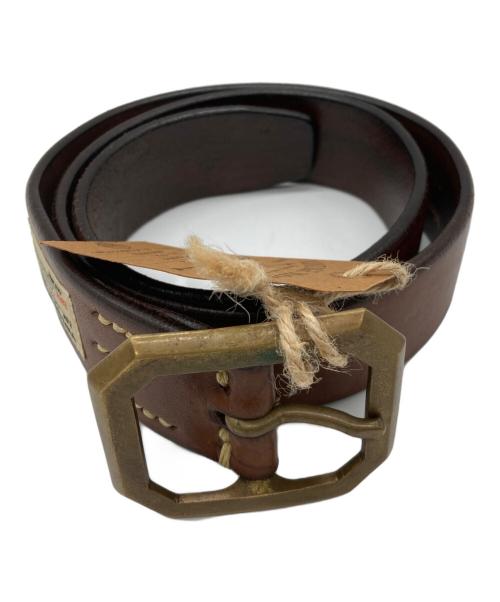 VINTAGE WORKS（ヴィンテージワークス）VINTAGE WORKS (ヴィンテージワークス) レザーベルト ダークブラウン 未使用品の古着・服飾アイテム