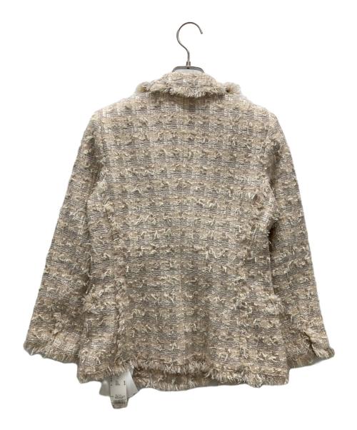 CELFORD（セルフォード）CELFORD (セルフォード) ツイードジャケット ピンクベージュ サイズ:M 未使用品の古着・服飾アイテム