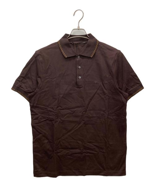LOUIS VUITTON（ルイ ヴィトン）LOUIS VUITTON (ルイ ヴィトン) ポロシャツ ブラウン サイズ:Mの古着・服飾アイテム