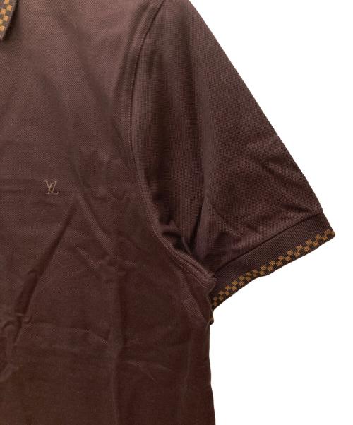 LOUIS VUITTON（ルイ ヴィトン）LOUIS VUITTON (ルイ ヴィトン) ポロシャツ ブラウン サイズ:Mの古着・服飾アイテム