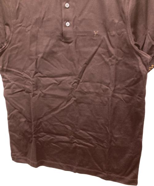 LOUIS VUITTON（ルイ ヴィトン）LOUIS VUITTON (ルイ ヴィトン) ポロシャツ ブラウン サイズ:Mの古着・服飾アイテム