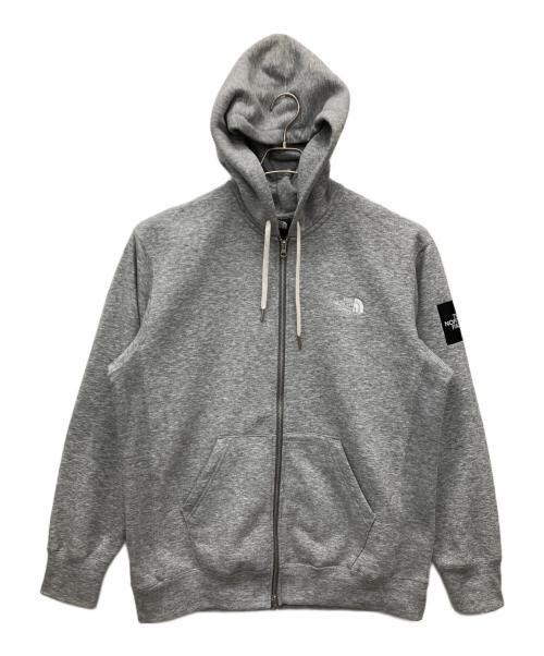 THE NORTH FACE（ザ ノース フェイス）THE NORTH FACE (ザ ノース フェイス) スクエアロゴフルジップパーカー ライトグレー サイズ:XXLの古着・服飾アイテム