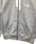中古・古着 THE NORTH FACE (ザ ノース フェイス) スクエアロゴフルジップパーカー ライトグレー サイズ:XXL：7000円