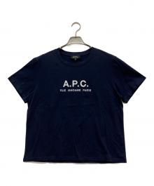 A.P.C.（アーペーセー）の古着「半袖カットソー」｜ネイビー
