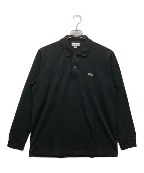 LACOSTE（ラコステ）LACOSTE (ラコステ) 長袖ポロシャツ ブラック サイズ:Lの古着・服飾アイテム
