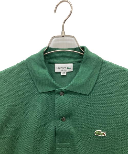 LACOSTE（ラコステ）LACOSTE (ラコステ) 半袖ポロシャツ グリーン サイズ:Mの古着・服飾アイテム