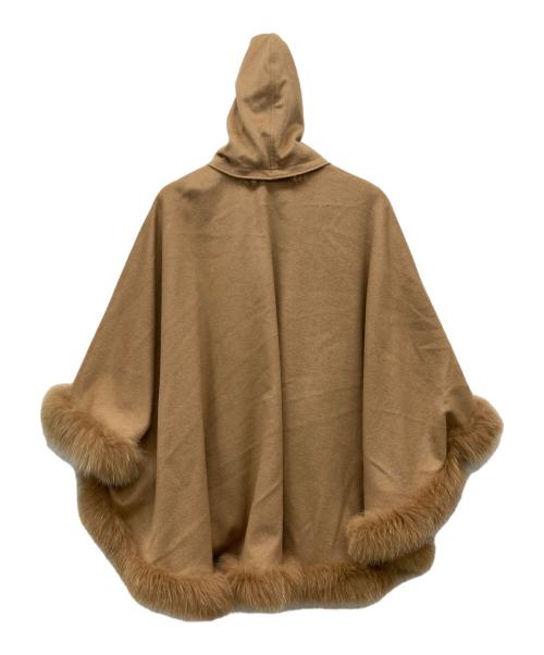 BALMAIN（バルマン）BALMAIN (バルマン) ポンチョ ベージュ サイズ:FREEの古着・服飾アイテム