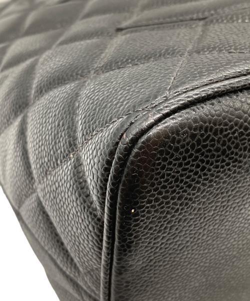 CHANEL（シャネル）CHANEL (シャネル) ミディアムトートバッグ ブラックの古着・服飾アイテム