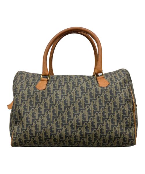 Christian Dior（クリスチャン ディオール）Christian Dior (クリスチャン ディオール) ボストンバッグ ブラック×ブラウンの古着・服飾アイテム