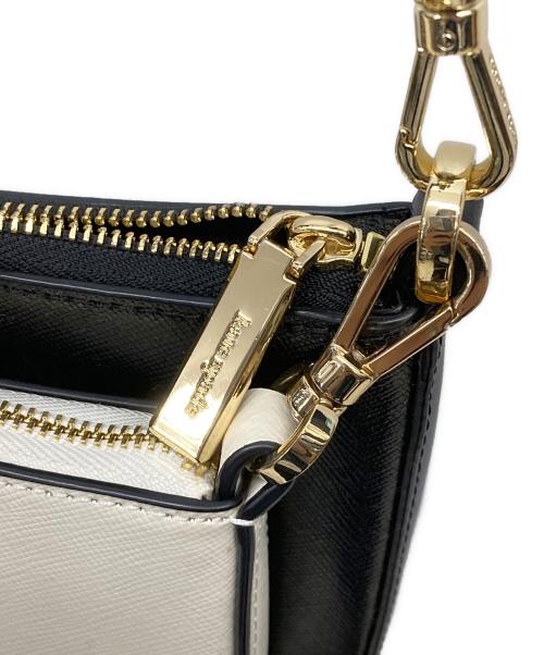 Kate Spade（ケイトスペード）Kate Spade (ケイトスペード) クロスボディバッグ ブラック×ホワイトの古着・服飾アイテム