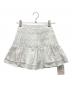 darich（ダーリッチ）の古着「ランダムフリルミニスカート」｜ホワイト