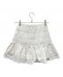 darich (ダーリッチ) ランダムフリルミニスカート ホワイト サイズ:FREE 未使用品：5000円