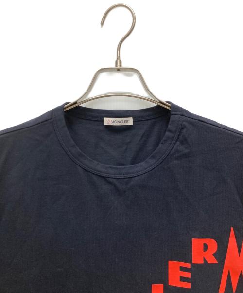 MONCLER（モンクレール）MONCLER (モンクレール) MAGLIA Tシャツ ネイビー サイズ:Lの古着・服飾アイテム