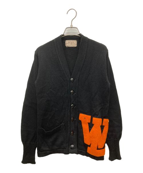 REVERE（リヴィア）REVERE (リヴィア) 8~90'sレタードカーディガン ブラック サイズ:不明の古着・服飾アイテム
