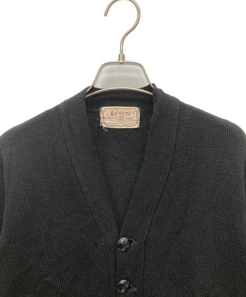 REVERE（リヴィア）REVERE (リヴィア) 8~90'sレタードカーディガン ブラック サイズ:不明の古着・服飾アイテム